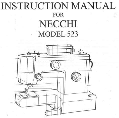 User manual for necchi sewing machine. - Die fenster gehen nach innen auf.