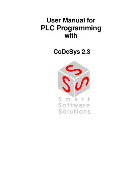 User manual for plc programming with codesys 23. - Handbook of defeasible reasoning and uncertainty management systems vol 5 algorithms for uncertain.