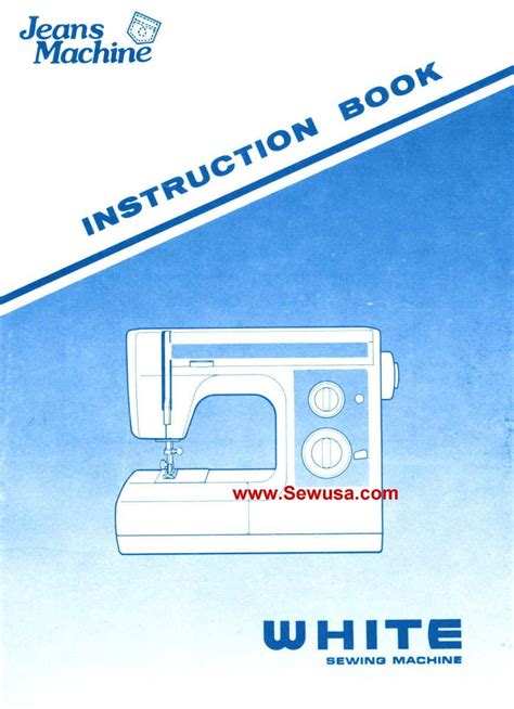 User manual for white sewing machine. - Origini di venezia di g.p. bognetti et al..