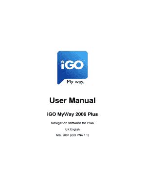 User manual igo my way global navigation software. - Desempenho da semeadora-adubadora direta pst²-marchesan em solos argilosos.