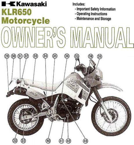 User manual kawasaki klr 650 motorcycle. - Arte e archeologia del mondo romano.