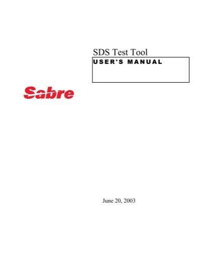 User s manual sabre data source sds. - James o wilkes fluid mechanics for chemical engineers solution manual.