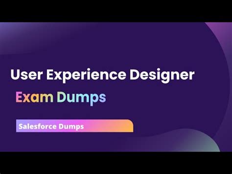 User-Experience-Designer Dumps