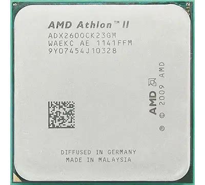 UserBenchmark: AMD Athlon II X2 260 vs Intel Core i5-2500.