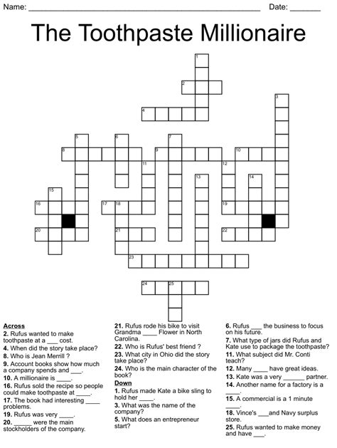 Uses special toothpaste on crossword. Find the latest crossword clues from New York Times Crosswords, LA Times Crosswords and many more. Enter Given Clue. ... Uses special toothpaste on 3% 8 TOILETRY: Deodorant or toothpaste 3% 4 MODE: Style 3% 7 SHIATSU: Massage style 3% 5 MINTY: Like some toothpaste ... 
