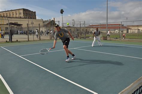 4 Types of Tennis Courts. 1. Hard tennis courts. Hard courts are one of the main types of courts commonly found at parks, recreation centers, clubs, and schools. Composed of varying mixtures of asphalt and concrete, hard courts also contain an acrylic surface layer (like paint or coating) to seal the surface and provide a level of cushioning.. 