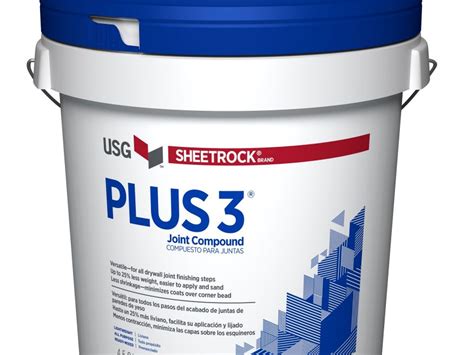 Usg plus 3 joint compound.  Sheetrock&reg; Brand Plus 3&reg; Joint Compound, offers all the ben...