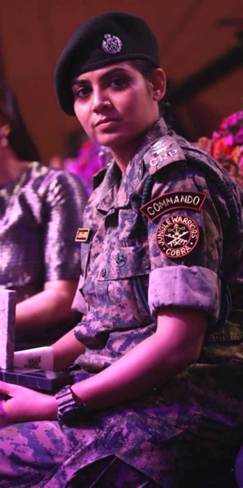 Usha Kiran CRPF First Woman Officer of The Elite Commando