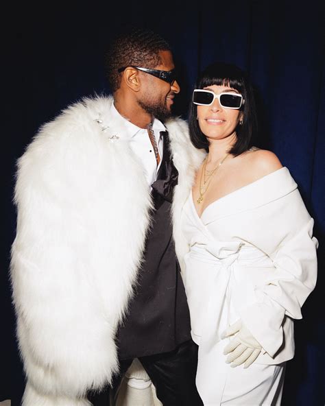 Hapsi Rajwap - Usher ties the knot with long-time girlfriend on the same day as Super Bowl  show