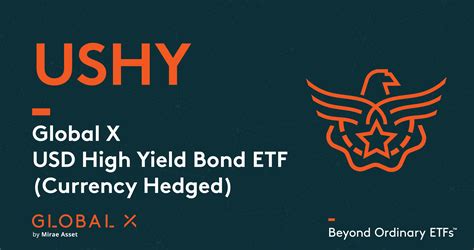 Nov 22, 2023 · Why USHY? 1. Offers high yield bond market exposure that is broader than any other ETF 1 2. Low cost high yield bond ETF 3. Use to complement core fixed income holdings to enhance portfolio income and performance potential 1 Source: Bloomberg as of 2/15/2022. Compares U.S. domiciled high yield bond ETFs based on the number of holdings in the ... 