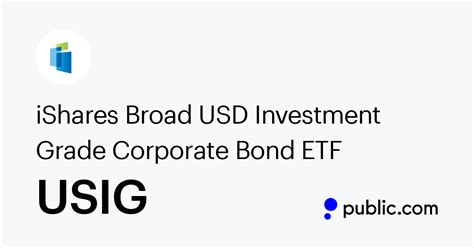 Current and Historical Performance Performance for iShares Broad USD Investment Grade Corporate Bond ETF on Yahoo Finance.. 
