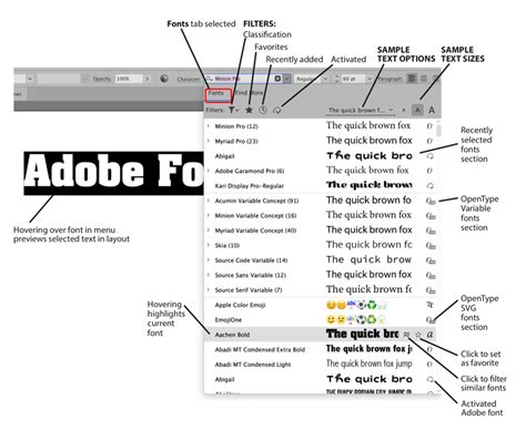 Using Adobe Fonts CreativePro Network