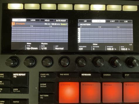 Using Arpeggiator on Maschine MKII with Note Repeat