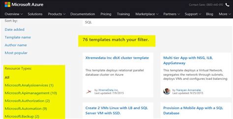 Using Azure Quickstart Templates