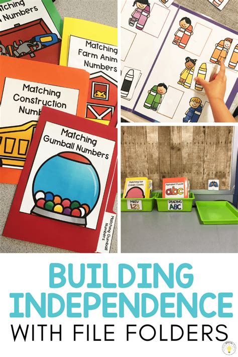 Using Basic Skill File Folders to Build Independence (with FREE