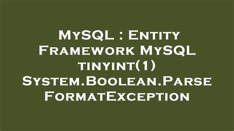 Using CHAR(1) mapped to System.Boolean in Entity Framework