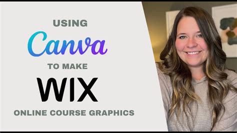 Using Canva to Make Your Wix Online Course Graphics YouTube