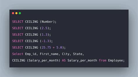 Using Ceiling Function In Sql Shelly Lighting