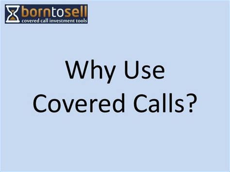 Using Covered Calls 