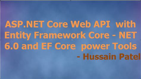 Using EntityFramework Core tooling with .NET Standard