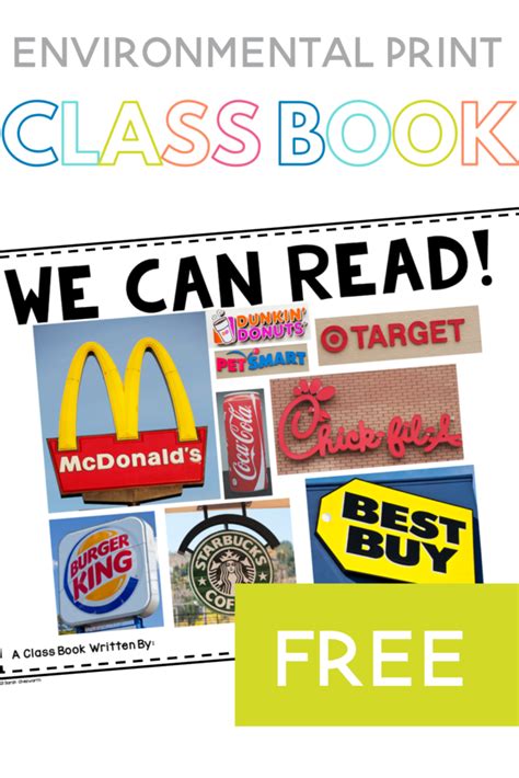 Using Environmental Print in the Classroom + FREE Printable