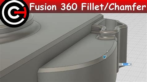 Using Fillet and Chamfer - Fusion 360 Tutorial #3 - YouTube