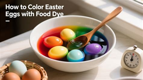 Using Food Coloring To Dye Eggs