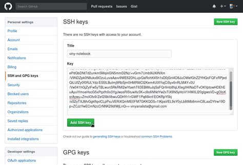 Using Git with SSH keys - Linux Kamarada