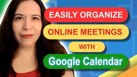Using Google Calendar to Easily Organize Your Meetings! YouTube