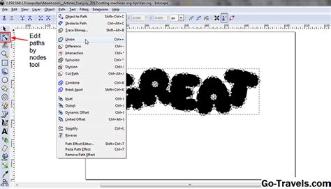 Using Inkscape to Make Templates for Cutting Machines