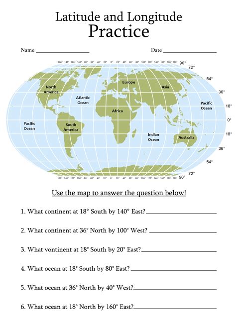 Using Latitude and Longitude Worksheet Have Fun Teaching Worksheets