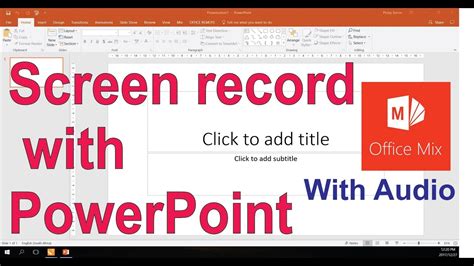 Using Powerpoint 16 To Record Your Computer Screen Vlbteched Blog