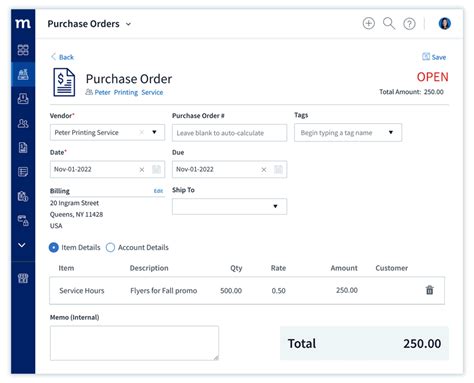 Using Purchase Orders in QuickBooks Online