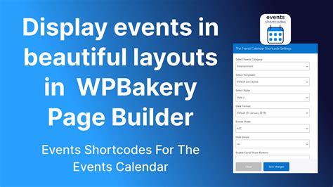 Using Shortcodes With The Events Calendar YouTube
