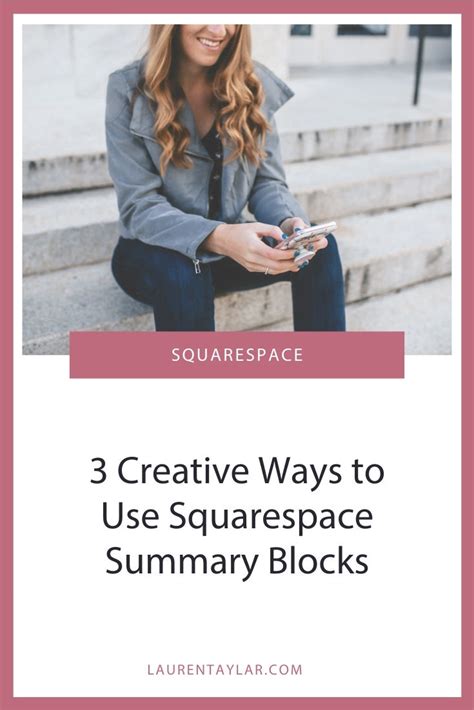 Using Squarespace Blocks