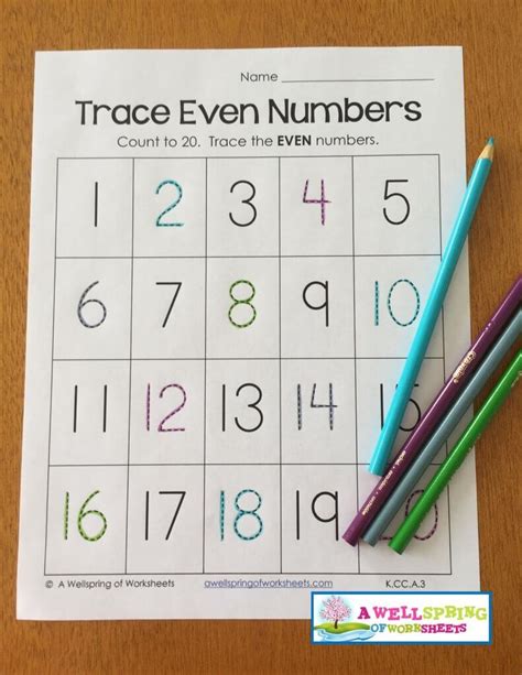 Using The Pencil To Trace Numbers And Copy Them