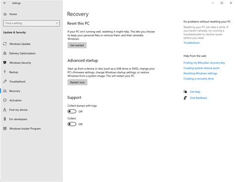 Using Windows 10 s System Recovery