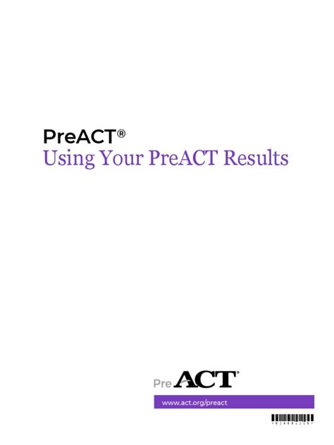 Using Your PreACT Results - learn.k20center.ou.edu