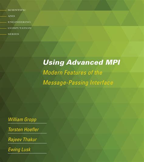 Using advanced mpi by william gropp. - Mitsubishi s4l engine owner manual part.