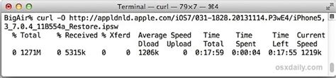 Using cURL to Download Remote Files from the Command Line - OS X Daily