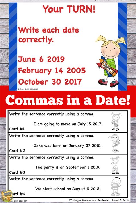 Using commas in dates
