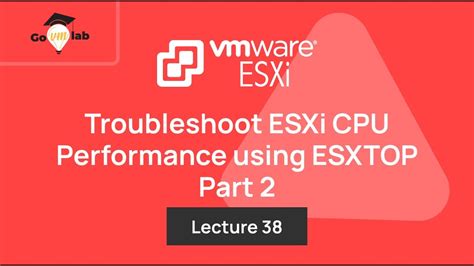 Using esxtop to Troubleshoot Performance Problems YouTube