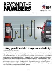 Using gasoline data to explain inelasticity