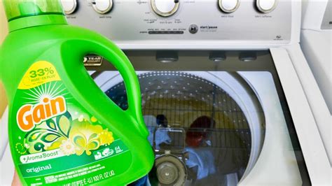 Using liquid detergent in washing machines