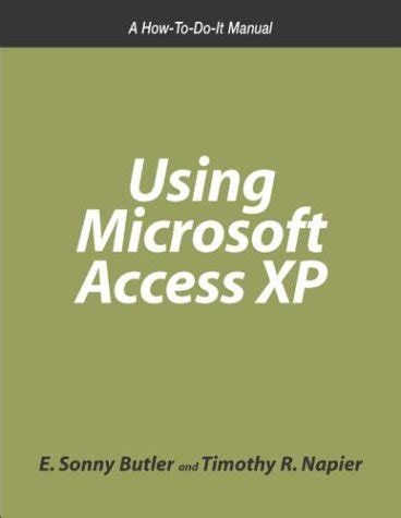 Using microsoft access how to do it manuals for librarians. - Soluzione manuale comunicazione dati e networking 11a edizione.