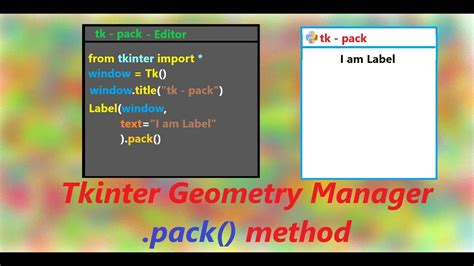 Using pack in tkinter.  This tutorial has provided a foundational understanding of how to im...