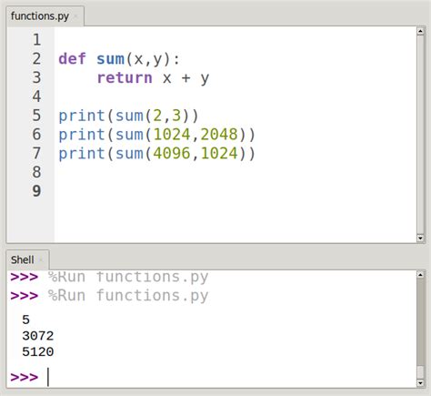 Using python to return a list of squared integers