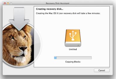 Using the Mac s Recovery Disk Assistant