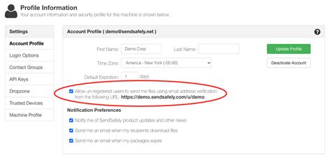 Using your SendSafely Personal URL Online Help Center