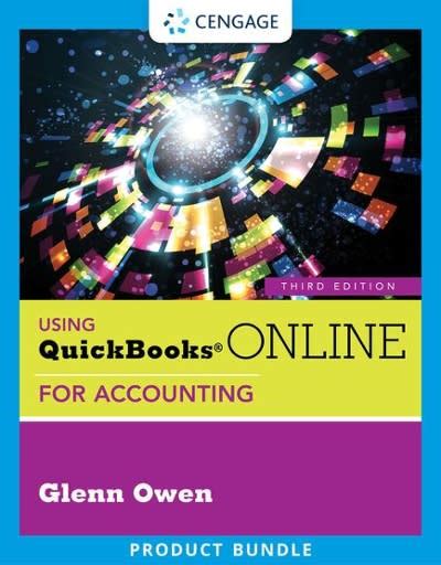 Read Online Using Quickbooks Online For Accounting With Online 6 Month Printed Access Card By Glenn Owen